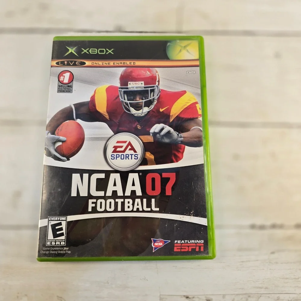 NCAA Football 07 EA Sports Original Xbox Game CIB with Manual